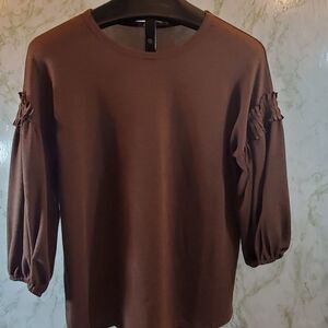 Coverstitched Sweater Top